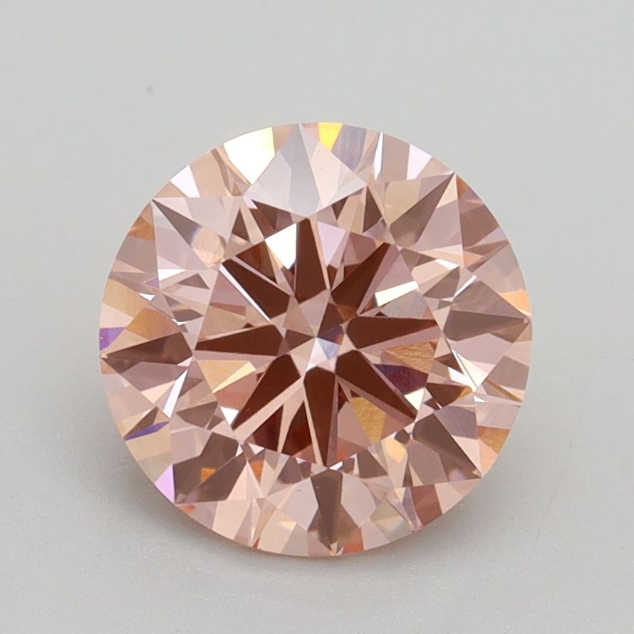 Lab-Grown ROUND Diamond - 2.05 Carat, Fancy Intense Pink Color, VVS2 Clarity | Sustainable Luxury, Dazzling Brilliance | IGI | Certified LG536296110