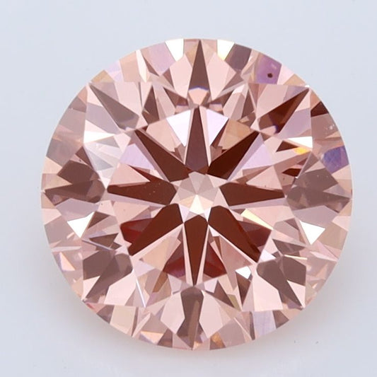 Lab-Grown ROUND Diamond - 2.51 Carat, Fancy Vivid Pink Color, VS2 Clarity | Sustainable Luxury, Dazzling Brilliance | IGI | Certified LG530290361