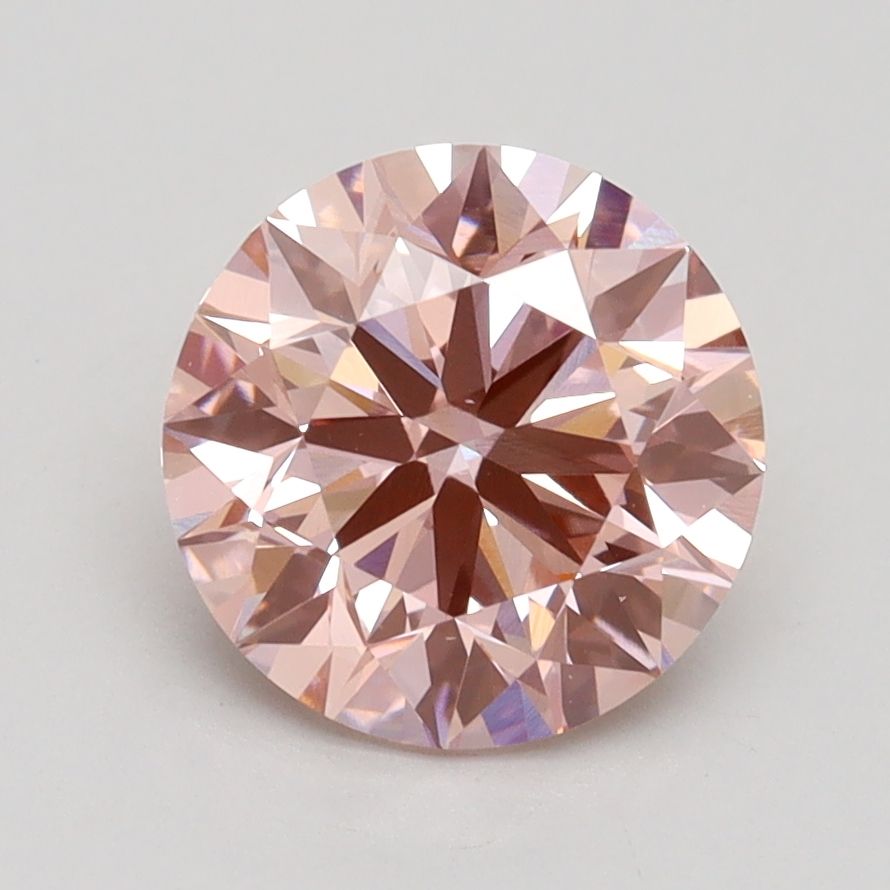 Lab-Grown ROUND Diamond - 2.02 Carat, Fancy Intense Pink Color, VS1 Clarity | Sustainable Luxury, Dazzling Brilliance | IGI | Certified LG533294364