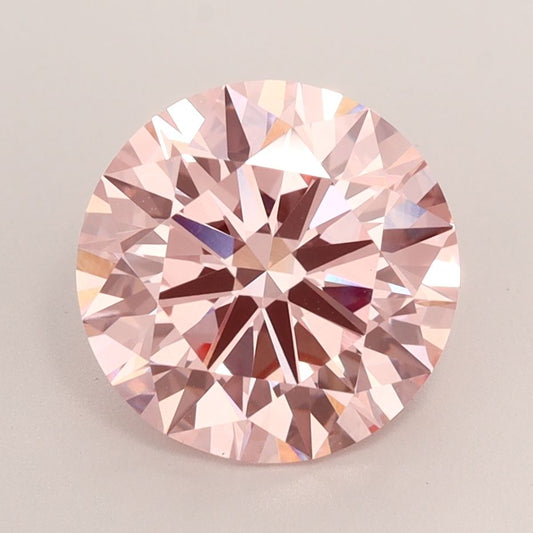 Lab-Grown ROUND Diamond - 3.2 Carat, Fancy Intense Pink Color, VS1 Clarity | Sustainable Luxury, Dazzling Brilliance | IGI | Certified LG588347723