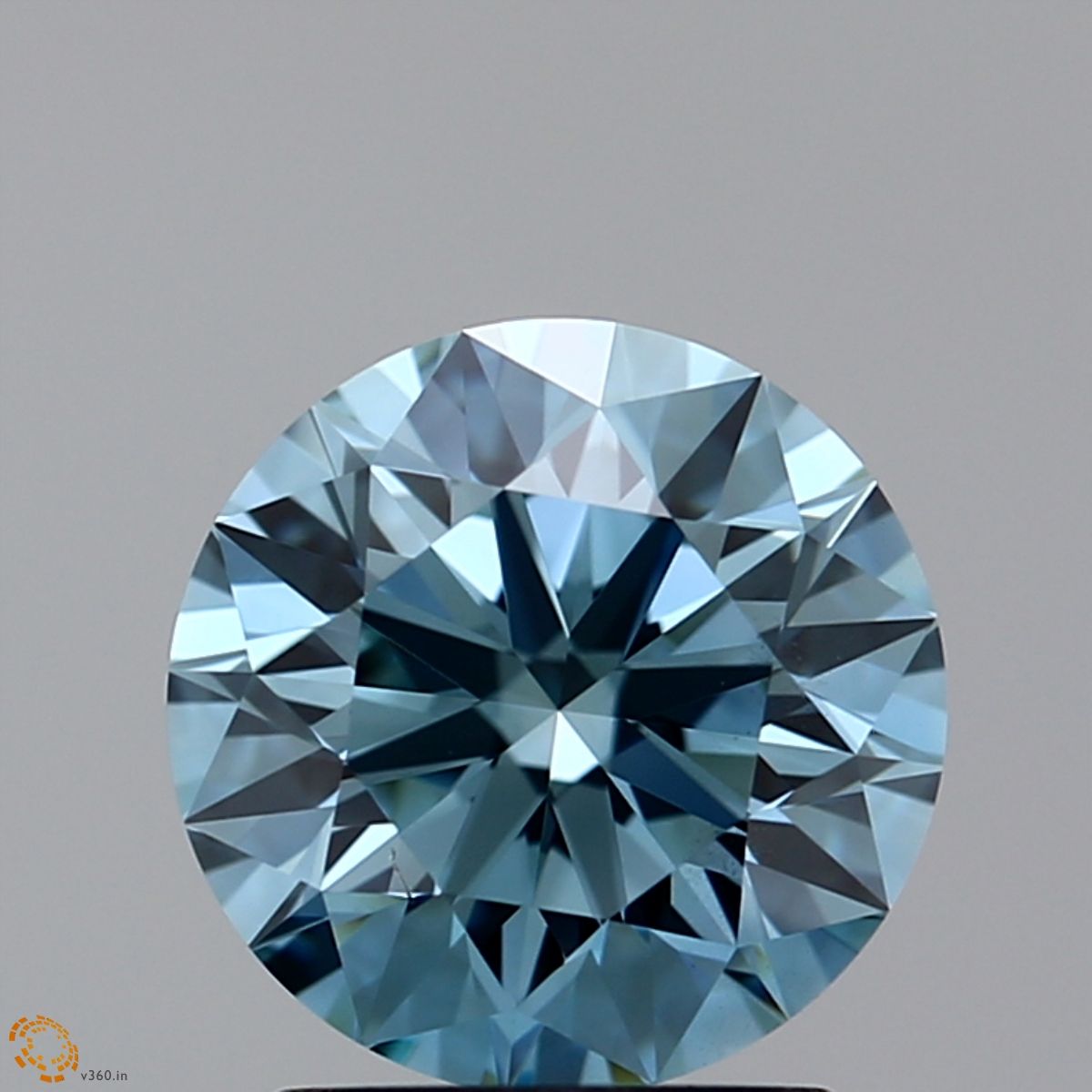 Lab-Grown ROUND Diamond - 1.6 Carat, Fancy Blue Color, SI1 Clarity | Sustainable Luxury, Dazzling Brilliance | IGI | Certified LG10989613