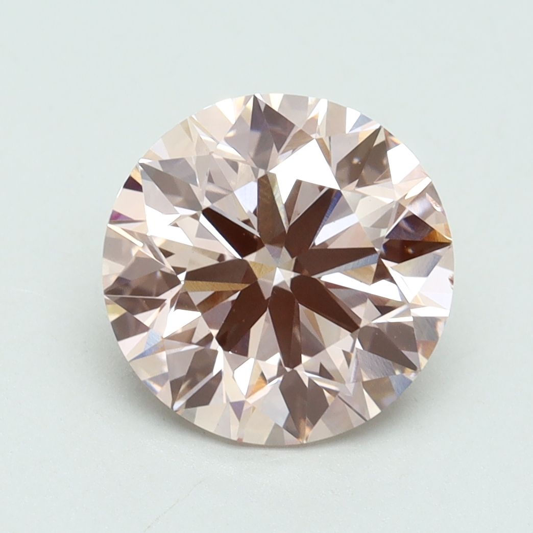 Lab-Grown ROUND Diamond - 3.07 Carat, Fancy Intense Pink Color, VS2 Clarity | Sustainable Luxury, Dazzling Brilliance | IGI | Certified LG614314495