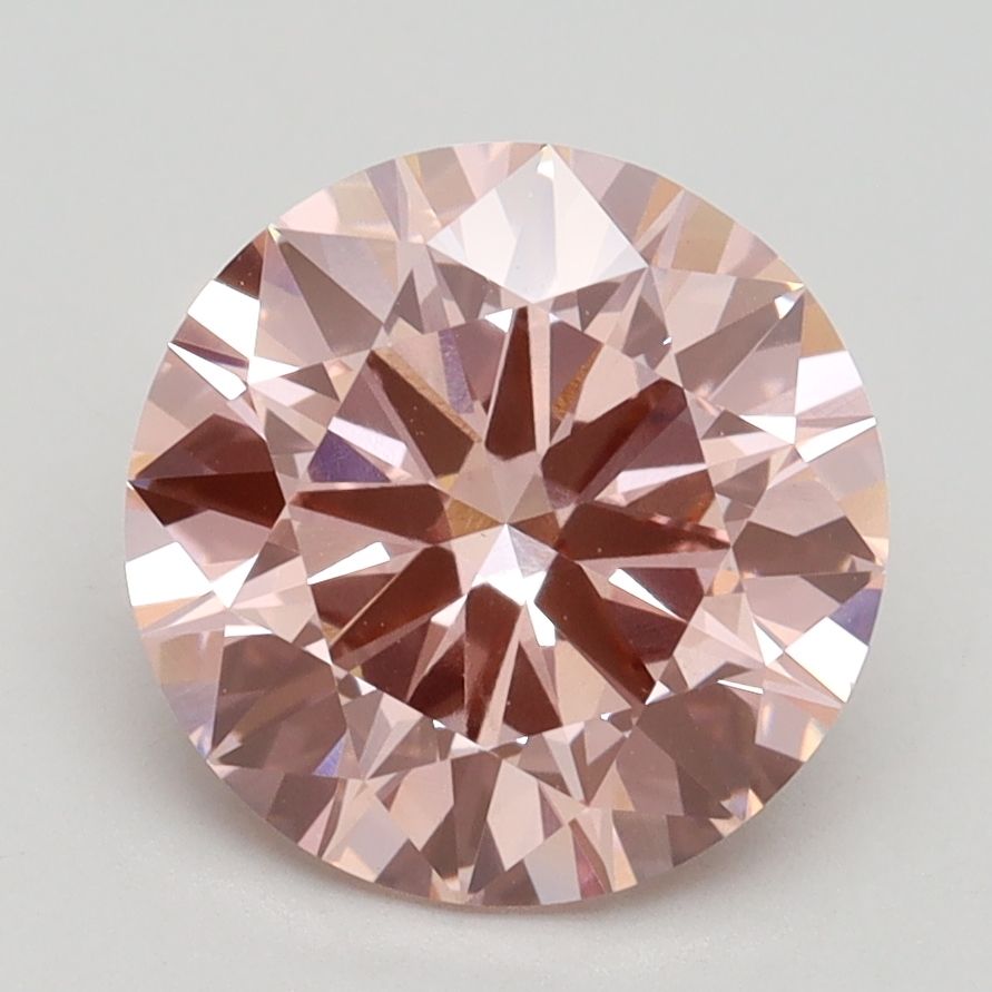 Lab-Grown ROUND Diamond - 2.7 Carat, Fancy Intense Pink Color, VS1 Clarity | Sustainable Luxury, Dazzling Brilliance | IGI | Certified LG532248038