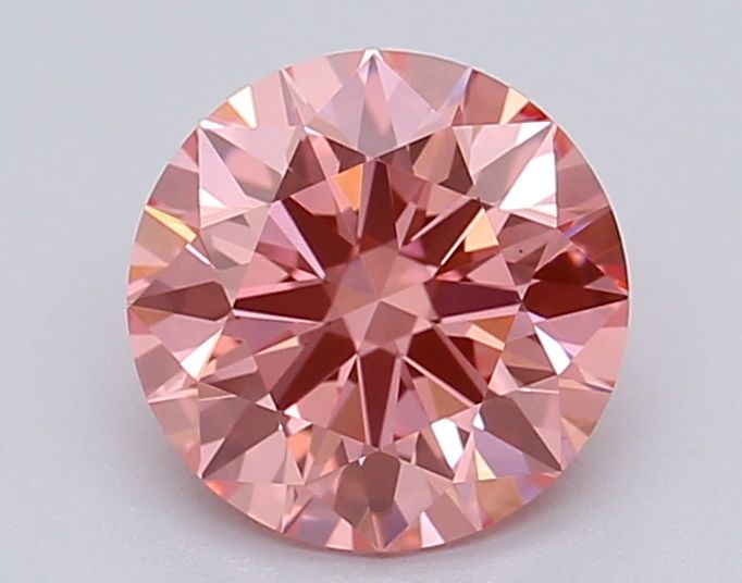 Lab-Grown ROUND Diamond - 1.04 Carat, Fancy Vivid Pink Color, VS1 Clarity | Sustainable Luxury, Dazzling Brilliance | IGI | Certified LG615366887