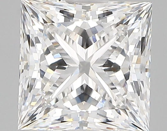 Lab-Grown PRINCESS Diamond - 2.59 Carats, E Color, VS2 Clarity - Sustainable Luxury and Dazzling Brilliance-GIA·Certified