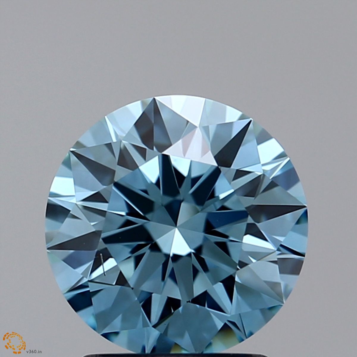 Lab-Grown ROUND Diamond - 1.72 Carat, Fancy Blue Color, SI1 Clarity | Sustainable Luxury, Dazzling Brilliance | IGI | Certified LG10989602