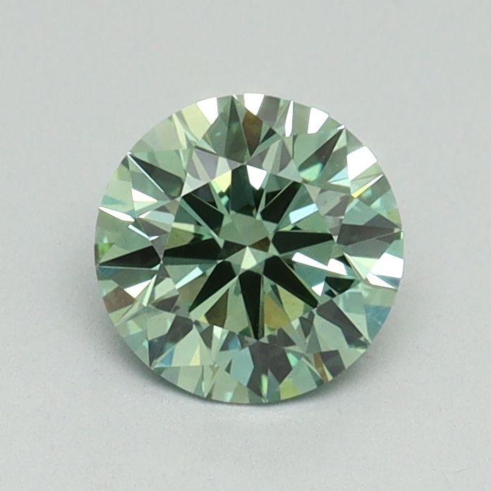 Lab-Grown ROUND Diamond - 0.74 Carat, Fancy Vivid Green Color, VS1 Clarity | Sustainable Luxury, Dazzling Brilliance | IGI | Certified LG645405028