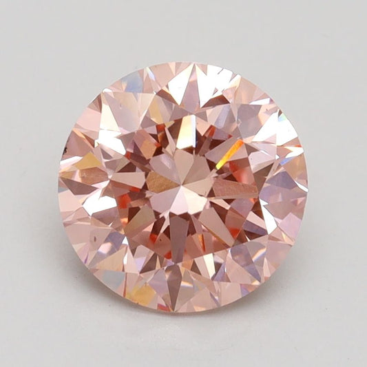 Lab-Grown ROUND Diamond - 2 Carat, Fancy Intense Pink Color, VS2 Clarity | Sustainable Luxury, Dazzling Brilliance | IGI | Certified LG532246718