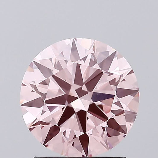 Lab-Grown ROUND Diamond - 1.72 Carat, Fancy Intense Pink Color, VS1 Clarity | Sustainable Luxury, Dazzling Brilliance | IGI | Certified LG638432584