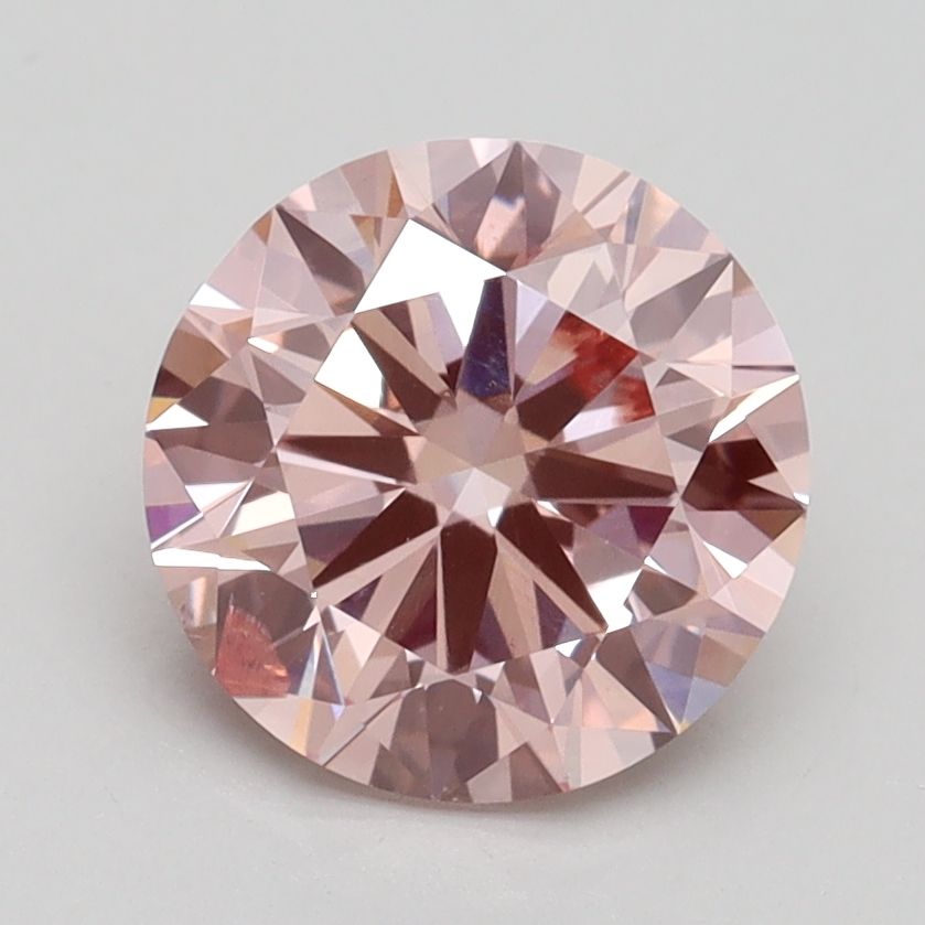 Lab-Grown ROUND Diamond - 2 Carat, Fancy Intense Pink Color, SI1 Clarity | Sustainable Luxury, Dazzling Brilliance | IGI | Certified LG532248091