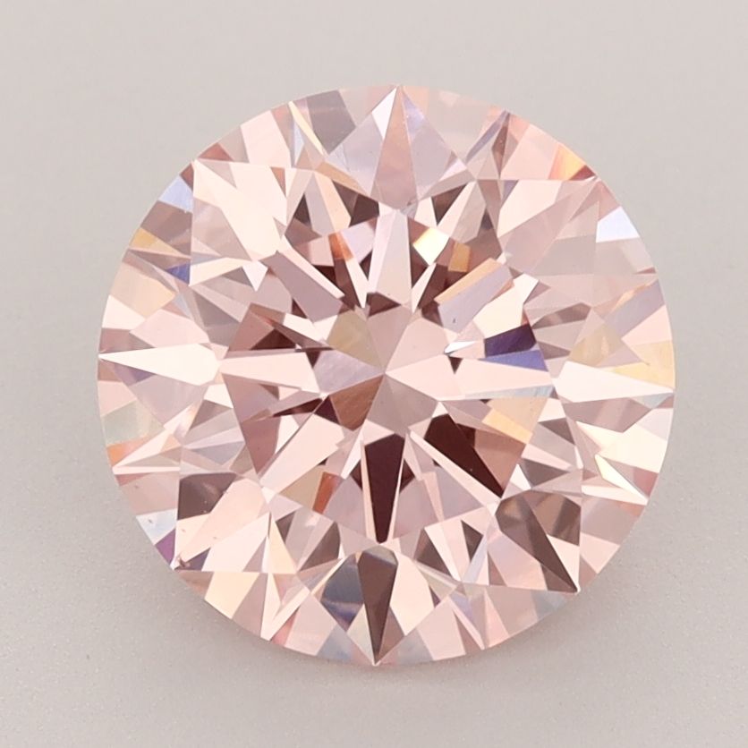 Lab-Grown ROUND Diamond - 3.05 Carat, Fancy Intense Pink Color, VS1 Clarity | Sustainable Luxury, Dazzling Brilliance | IGI | Certified LG593366964