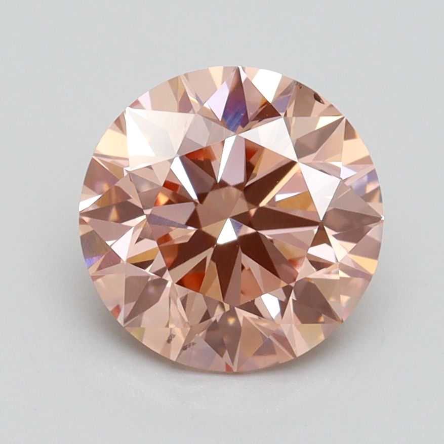 Lab-Grown ROUND Diamond - 2.02 Carat, Fancy Intense Pink Color, VS2 Clarity | Sustainable Luxury, Dazzling Brilliance | IGI | Certified LG538278877