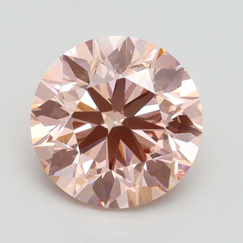 Lab-Grown ROUND Diamond - 1.7 Carat, Fancy Intense Pink Color, SI1 Clarity | Sustainable Luxury, Dazzling Brilliance | IGI | Certified LG538279027