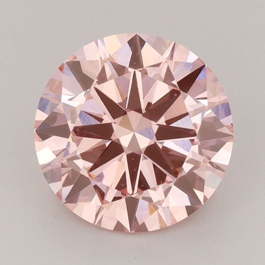 Lab-Grown ROUND Diamond - 3 Carat, Fancy Intense Pink Color, VS1 Clarity | Sustainable Luxury, Dazzling Brilliance | IGI | Certified LG546210452