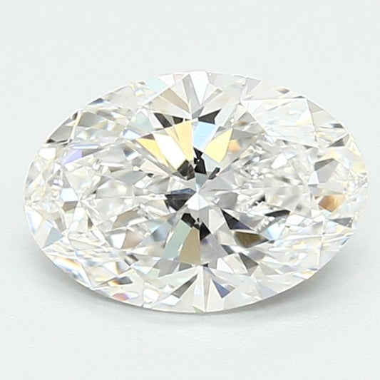 Lab-Grown OVAL Diamond - 1.58 Carats, D Color, VVS2 Clarity - Sustainable Luxury and Dazzling Brilliance-IGI·Certified