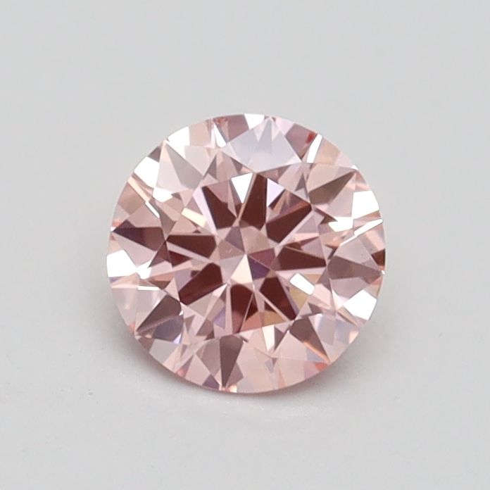 Lab-Grown ROUND Diamond - 0.53 Carat, Fancy Intense Pink Color, VS2 Clarity | Sustainable Luxury, Dazzling Brilliance | IGI | Certified LG532242482