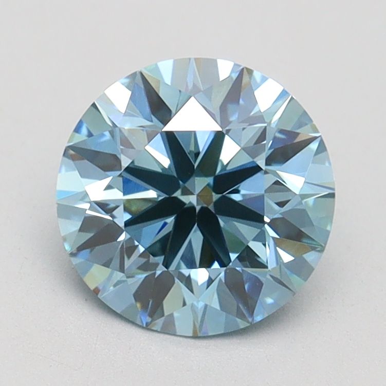 Lab-Grown ROUND Diamond - 1.5 Carat, Fancy Vivid Blue Color, VS1 Clarity | Sustainable Luxury, Dazzling Brilliance | IGI | Certified LG586338693