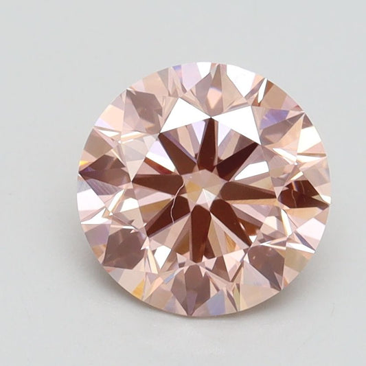 Lab-Grown ROUND Diamond - 1.75 Carat, Fancy Intense Pink Color, VS1 Clarity | Sustainable Luxury, Dazzling Brilliance | IGI | Certified LG538278996