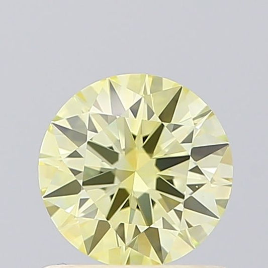 Lab-Grown ROUND Diamond - 0.7 Carat, Fancy Intense Yellow Color, VS1 Clarity | Sustainable Luxury, Dazzling Brilliance | IGI | Certified LG614320494