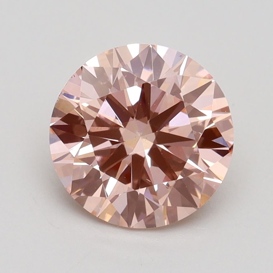 Lab-Grown ROUND Diamond - 1.8 Carat, Fancy Intense Pink Color, VS2 Clarity | Sustainable Luxury, Dazzling Brilliance | IGI | Certified LG538278986