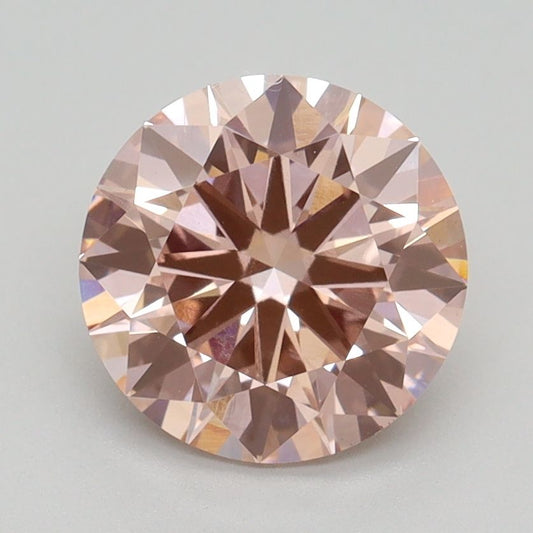 Lab-Grown ROUND Diamond - 2.04 Carat, Fancy Intense Pink Color, VS1 Clarity | Sustainable Luxury, Dazzling Brilliance | IGI | Certified LG534242922