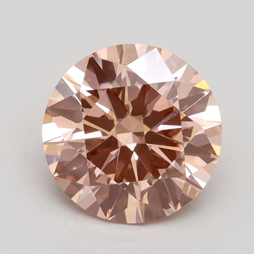 Lab-Grown ROUND Diamond - 2.02 Carat, Fancy Intense Pink Color, VS1 Clarity | Sustainable Luxury, Dazzling Brilliance | IGI | Certified LG539238110