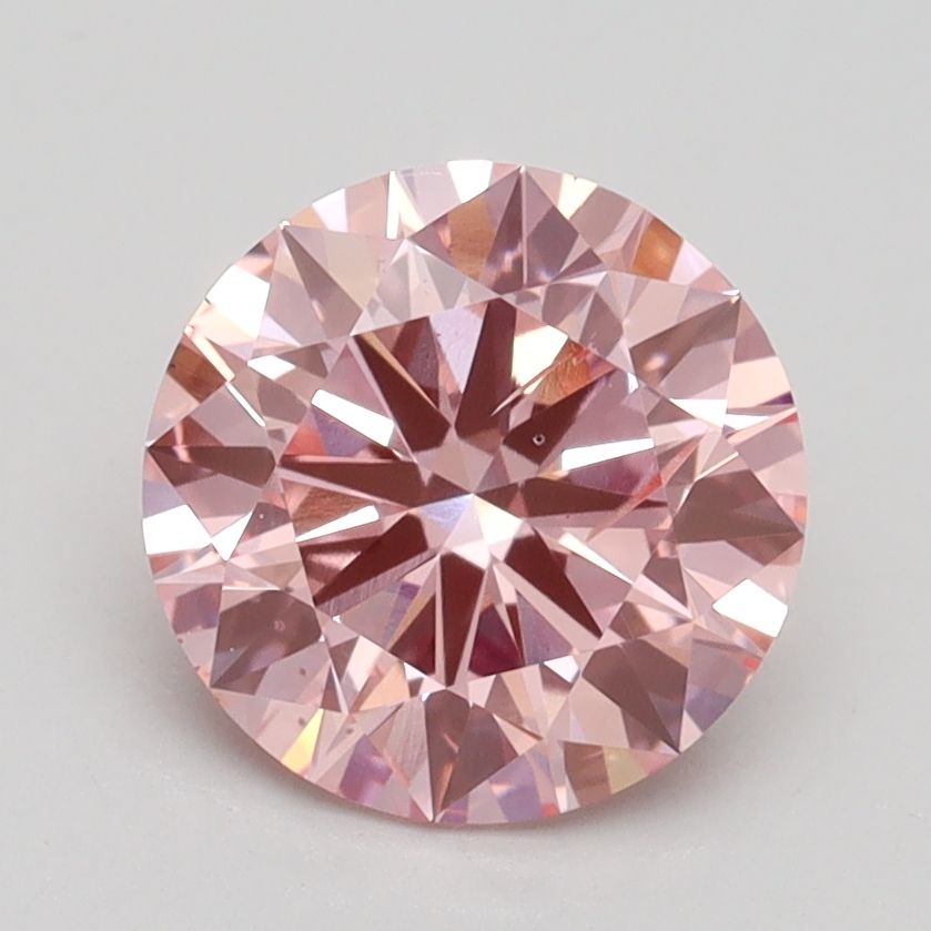 Lab-Grown ROUND Diamond - 1.85 Carat, Fancy Intense Pink Color, SI1 Clarity | Sustainable Luxury, Dazzling Brilliance | IGI | Certified LG532245370