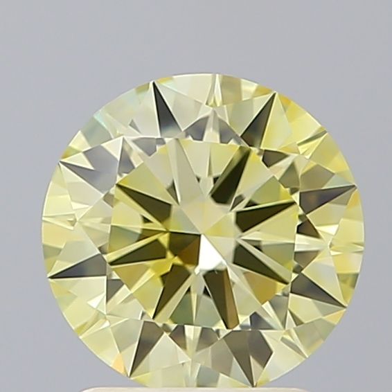 Lab-Grown ROUND Diamond - 1.58 Carat, Fancy Intense Yellow Color, VS1 Clarity | Sustainable Luxury, Dazzling Brilliance | IGI | Certified LG603368446