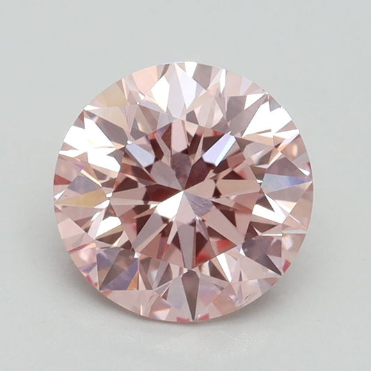 Lab-Grown ROUND Diamond - 1.89 Carat, Fancy Pink Color, VS2 Clarity | Sustainable Luxury, Dazzling Brilliance | IGI | Certified LG532245367