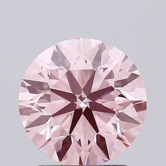 Lab-Grown ROUND Diamond - 1.92 Carat, Fancy Vivid Pink Color, VS1 Clarity | Sustainable Luxury, Dazzling Brilliance | IGI | Certified LG636491465