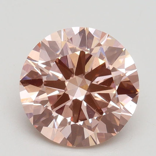 Lab-Grown ROUND Diamond - 2.4 Carat, Fancy Pink Color, VS1 Clarity | Sustainable Luxury, Dazzling Brilliance | IGI | Certified LG532242780