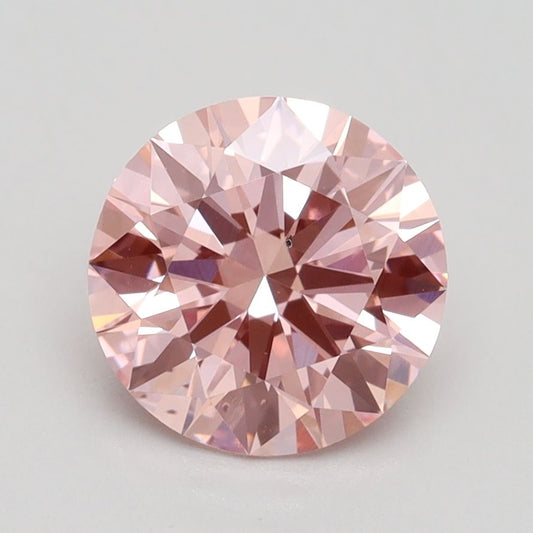 Lab-Grown ROUND Diamond - 1.9 Carat, Fancy Vivid Pink Color, SI1 Clarity | Sustainable Luxury, Dazzling Brilliance | IGI | Certified LG529285491