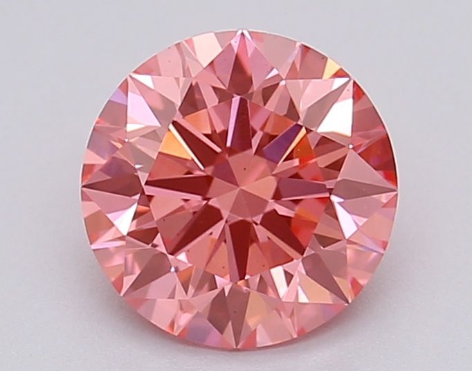 Lab-Grown ROUND Diamond - 1.03 Carat, Fancy Vivid Pink Color, VS2 Clarity | Sustainable Luxury, Dazzling Brilliance | IGI | Certified LG615366875