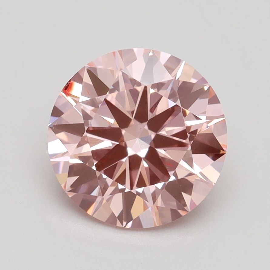 Lab-Grown ROUND Diamond - 1.82 Carat, Fancy Vivid Pink Color, SI1 Clarity | Sustainable Luxury, Dazzling Brilliance | IGI | Certified LG529285587