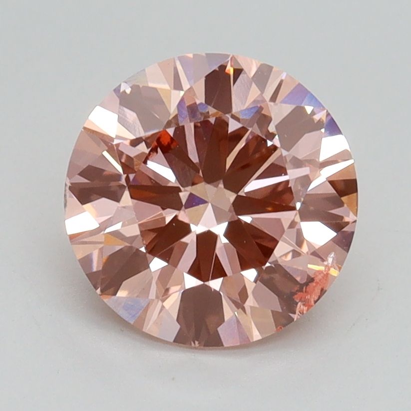 Lab-Grown ROUND Diamond - 1.71 Carat, Fancy Intense Pink Color, SI2 Clarity | Sustainable Luxury, Dazzling Brilliance | IGI | Certified LG538279007