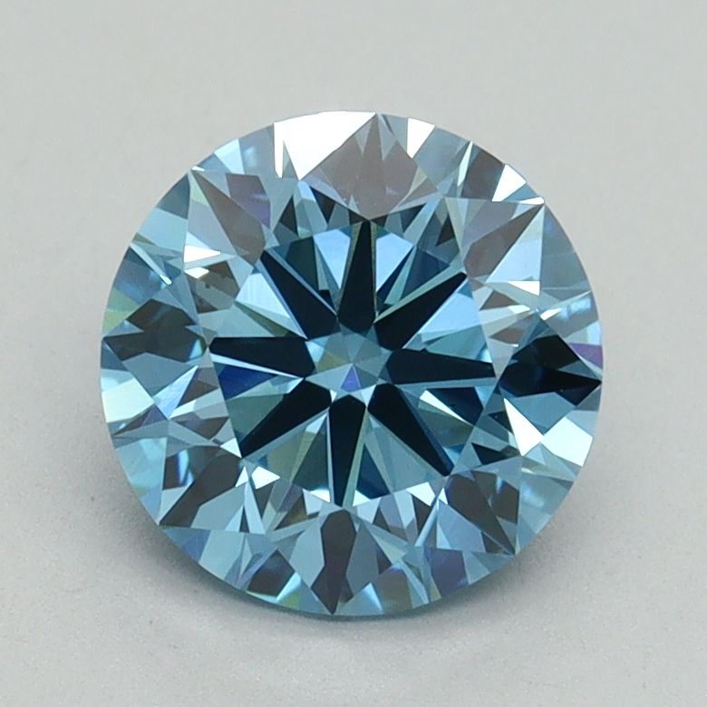 Lab-Grown ROUND Diamond - 1.57 Carat, Fancy Vivid Blue Color, VS1 Clarity | Sustainable Luxury, Dazzling Brilliance | IGI | Certified LG644491381