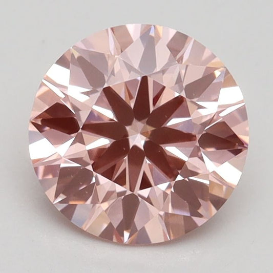 Lab-Grown ROUND Diamond - 1.7 Carat, Fancy Vivid Pink Color, VS1 Clarity | Sustainable Luxury, Dazzling Brilliance | IGI | Certified LG529285447