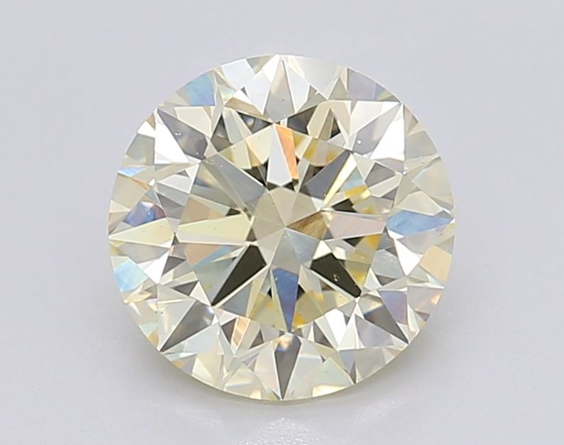 Lab-Grown ROUND Diamond - 2.05 Carat, Fancy Yellow Color, VS1 Clarity | Sustainable Luxury, Dazzling Brilliance | IGI | Certified LG595381238