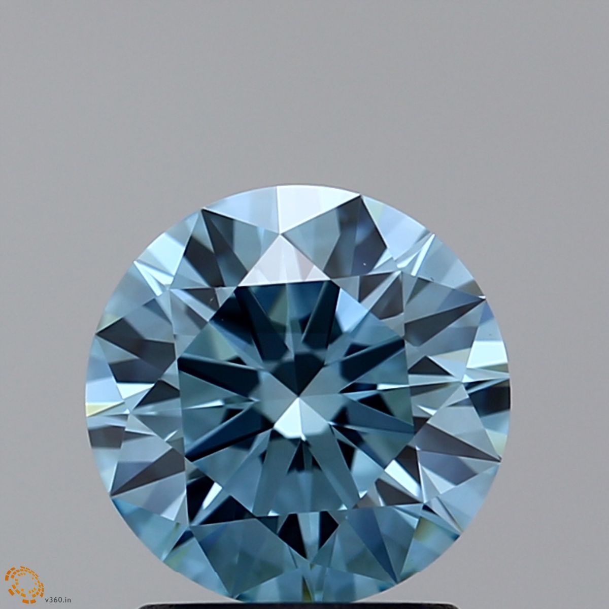 Lab-Grown ROUND Diamond - 1.4 Carat, Fancy Blue Color, VS2 Clarity | Sustainable Luxury, Dazzling Brilliance | IGI | Certified LG10989611