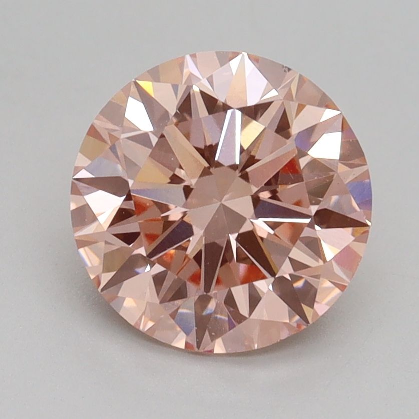 Lab-Grown ROUND Diamond - 2 Carat, Fancy Intense Pink Color, VS1 Clarity | Sustainable Luxury, Dazzling Brilliance | IGI | Certified LG536298381