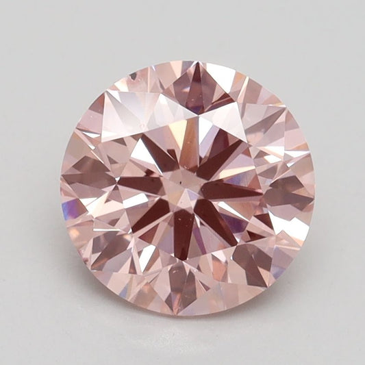 Lab-Grown ROUND Diamond - 1.86 Carat, Fancy Intense Pink Color, SI1 Clarity | Sustainable Luxury, Dazzling Brilliance | IGI | Certified LG532245369