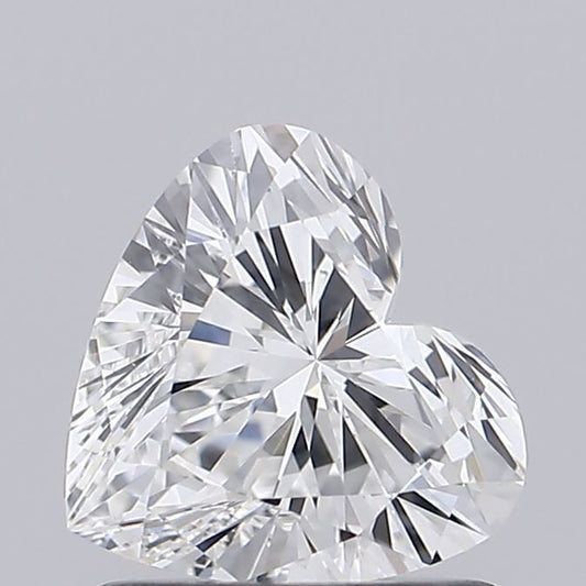 Lab-Grown HEART Diamond - 0.9 Carats, E Color, VVS1 Clarity - Sustainable Luxury and Dazzling Brilliance-IGI·Certified