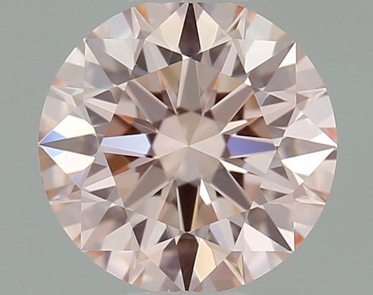 Lab-Grown ROUND Diamond - 0.53 Carat, Fancy Intense Pink Color, VVS2 Clarity | Sustainable Luxury, Dazzling Brilliance | IGI | Certified LG646476016