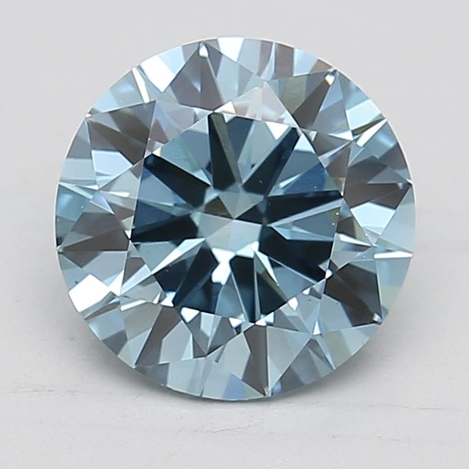 Lab-Grown ROUND Diamond - 2.3 Carat, Fancy Vivid Blue Color, VS1 Clarity | Sustainable Luxury, Dazzling Brilliance | IGI | Certified LG508118777