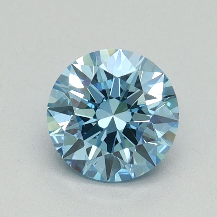 Lab-Grown ROUND Diamond - 0.71 Carat, Fancy Vivid Blue Color, VS1 Clarity | Sustainable Luxury, Dazzling Brilliance | IGI | Certified LG645482458