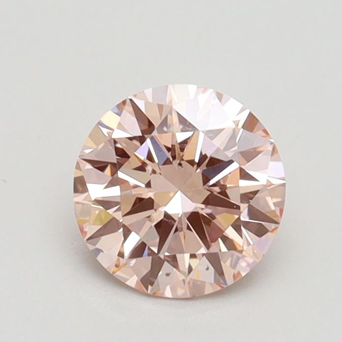 Lab-Grown ROUND Diamond - 0.73 Carat, Fancy Pink Color, SI1 Clarity | Sustainable Luxury, Dazzling Brilliance | IGI | Certified LG538282661