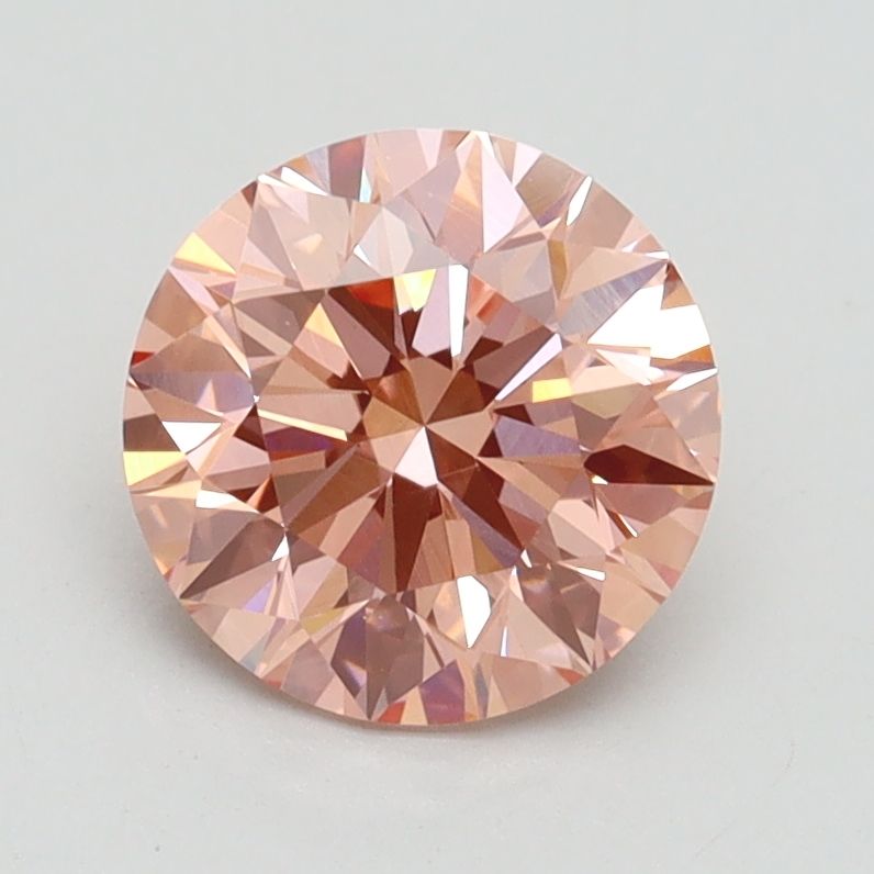 Lab-Grown ROUND Diamond - 1.51 Carat, Fancy Intense Pink Color, VVS2 Clarity | Sustainable Luxury, Dazzling Brilliance | IGI | Certified LG539236536