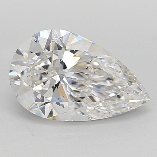 Lab-Grown PEAR Diamond - 1.61 Carats, F Color, SI1 Clarity - Sustainable Luxury and Dazzling Brilliance-IGI·Certified