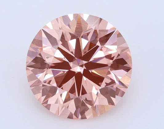 Lab-Grown ROUND Diamond - 3.1 Carat, Fancy Vivid Pink Color, VS1 Clarity | Sustainable Luxury, Dazzling Brilliance | IGI | Certified LG542222141