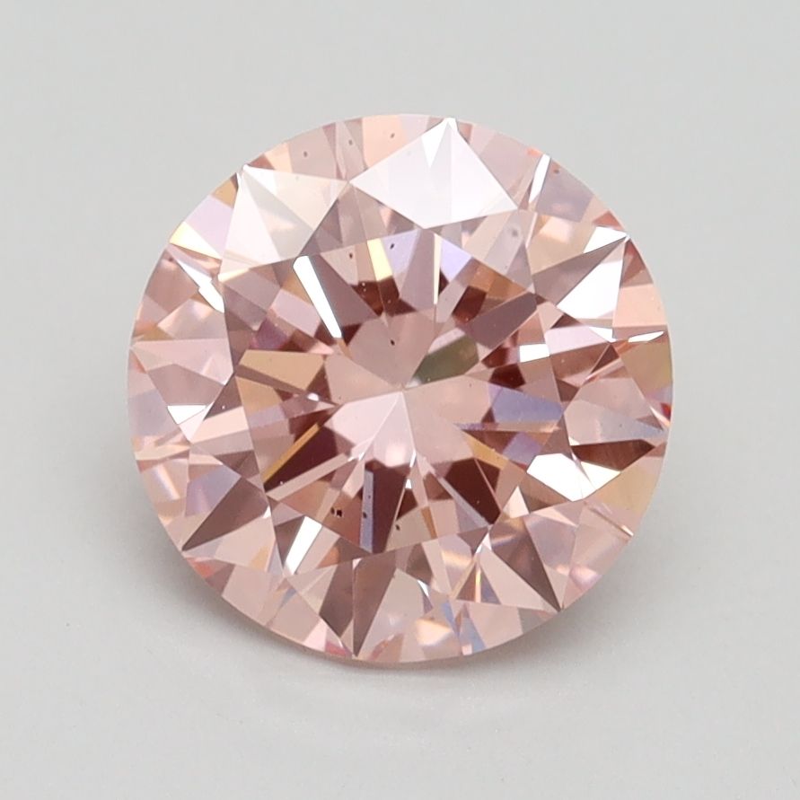 Lab-Grown ROUND Diamond - 2.06 Carat, Fancy Intense Pink Color, VS2 Clarity | Sustainable Luxury, Dazzling Brilliance | IGI | Certified LG529285490